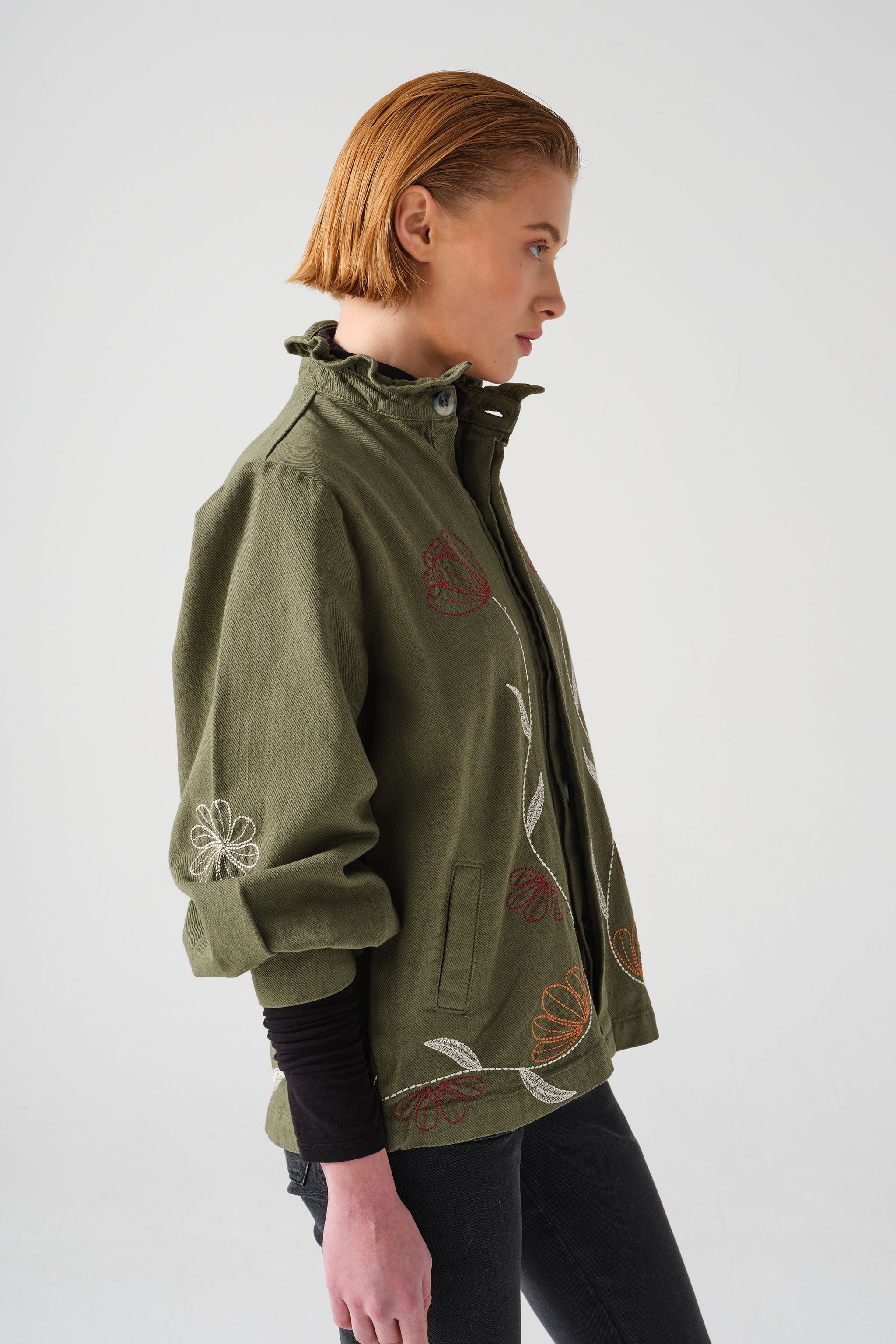 Flor Pablo Jacket in Khaki