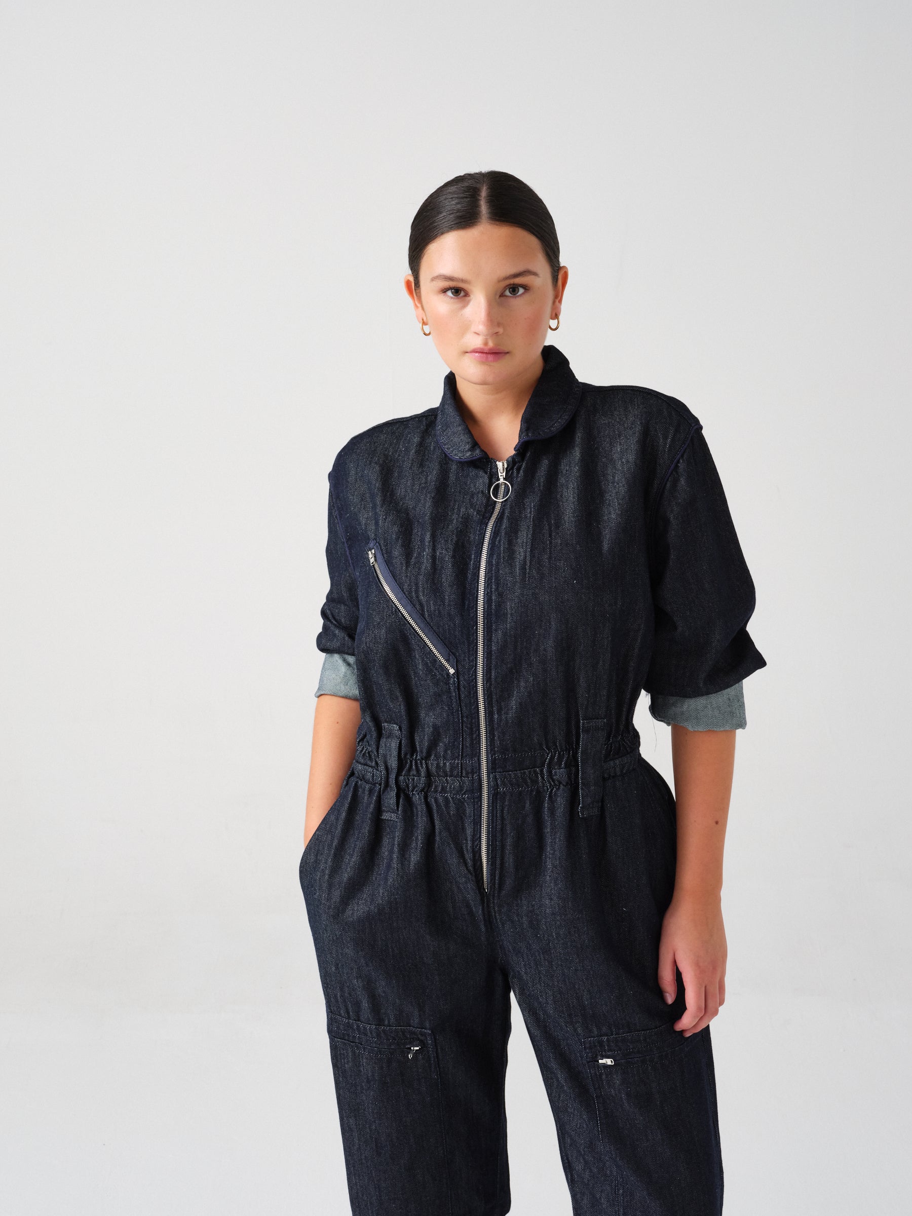 Amelia All in One in Indigo Rinse - seventy + mochi