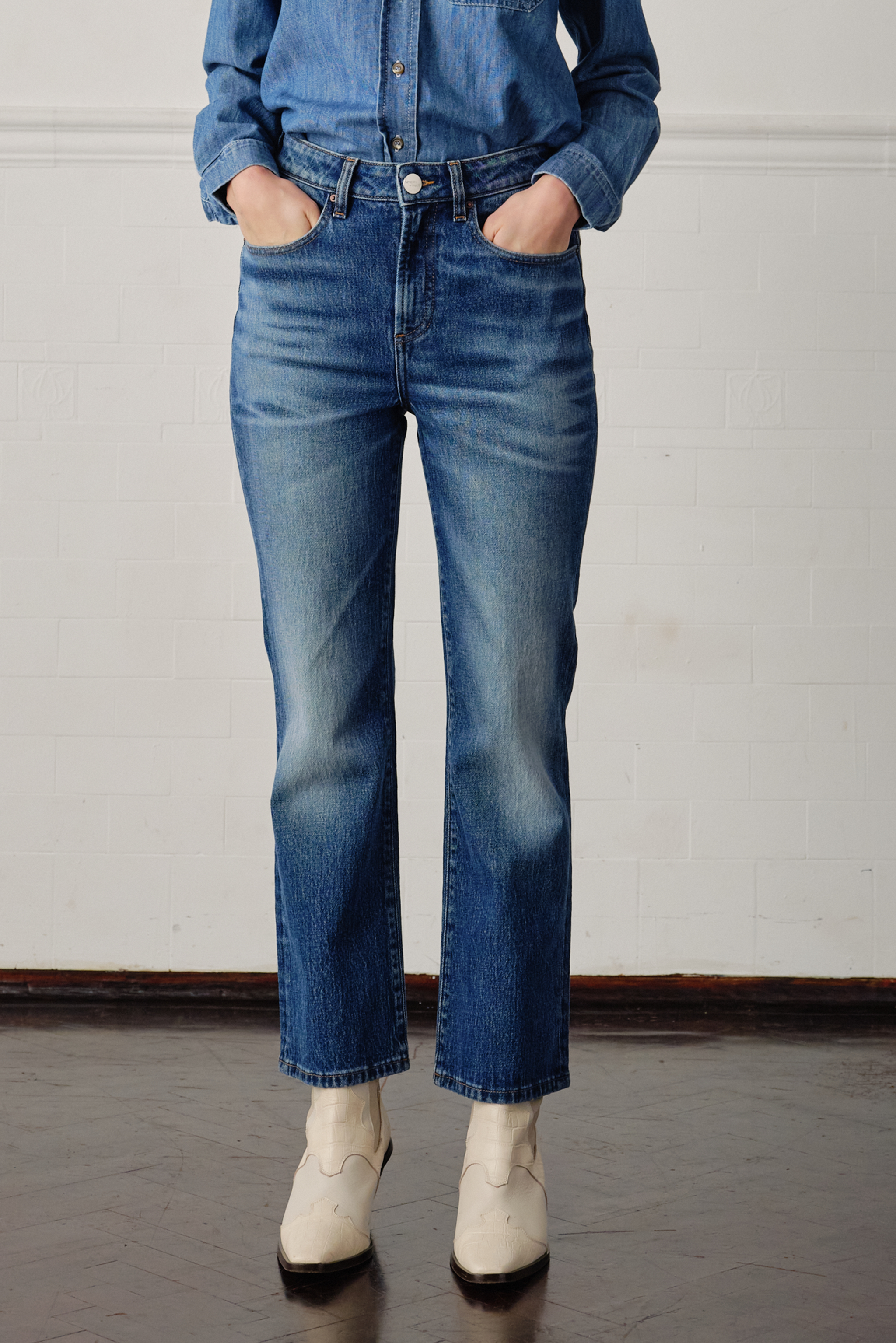 Gigi 5 Pocket Jean in Idaho Vintage