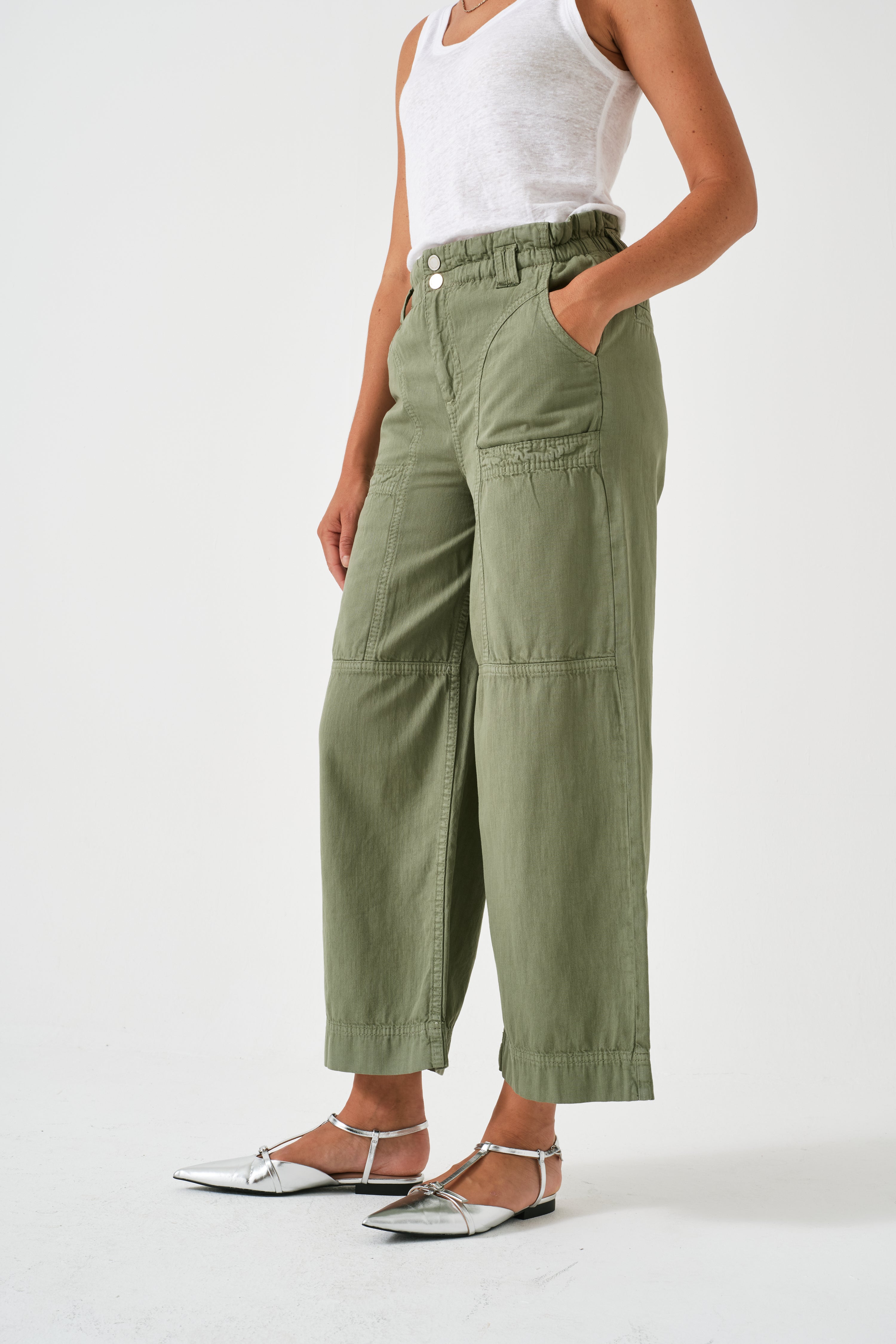 Louis Pant in Moss Denim