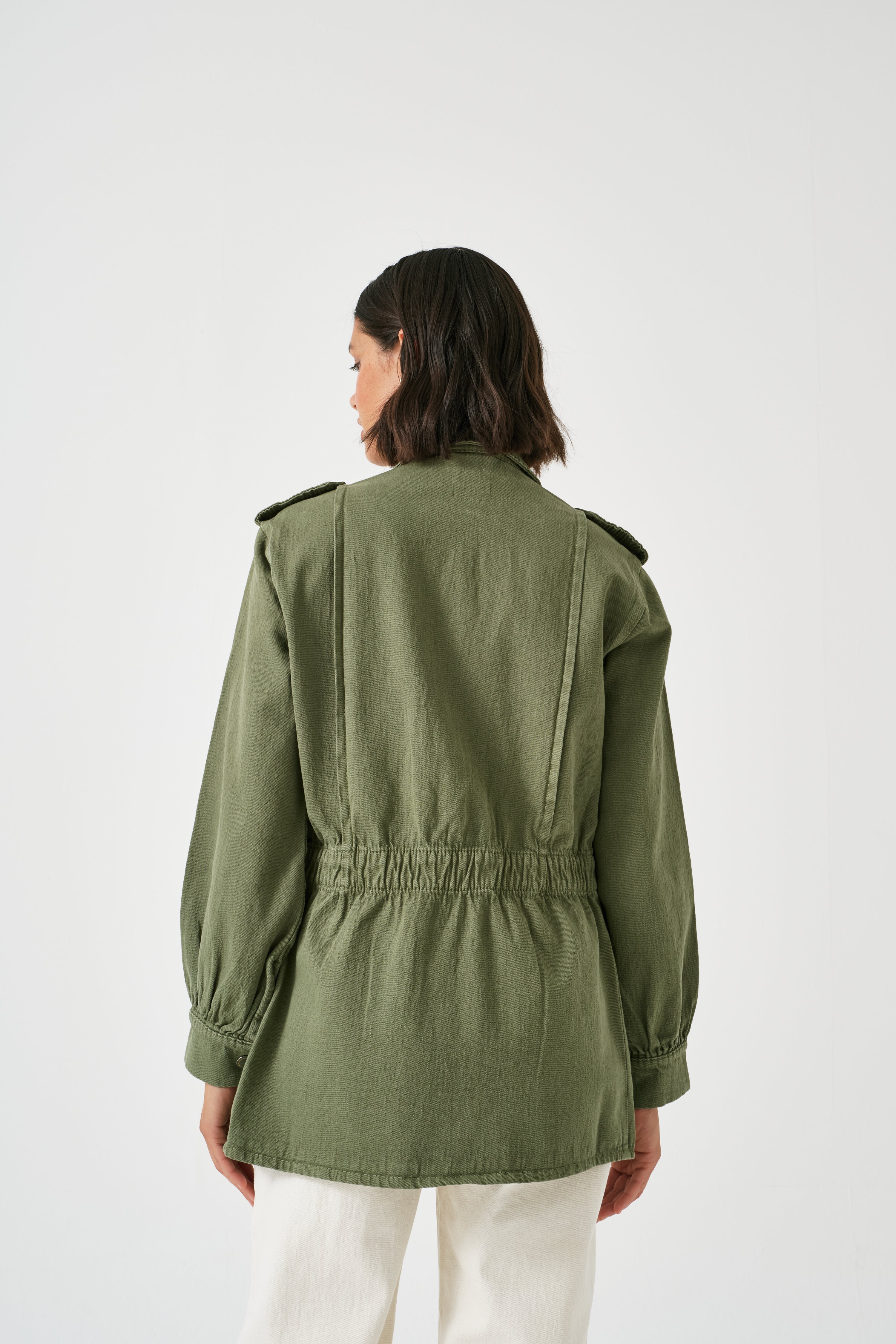 Dani Jacket in Moss Denim