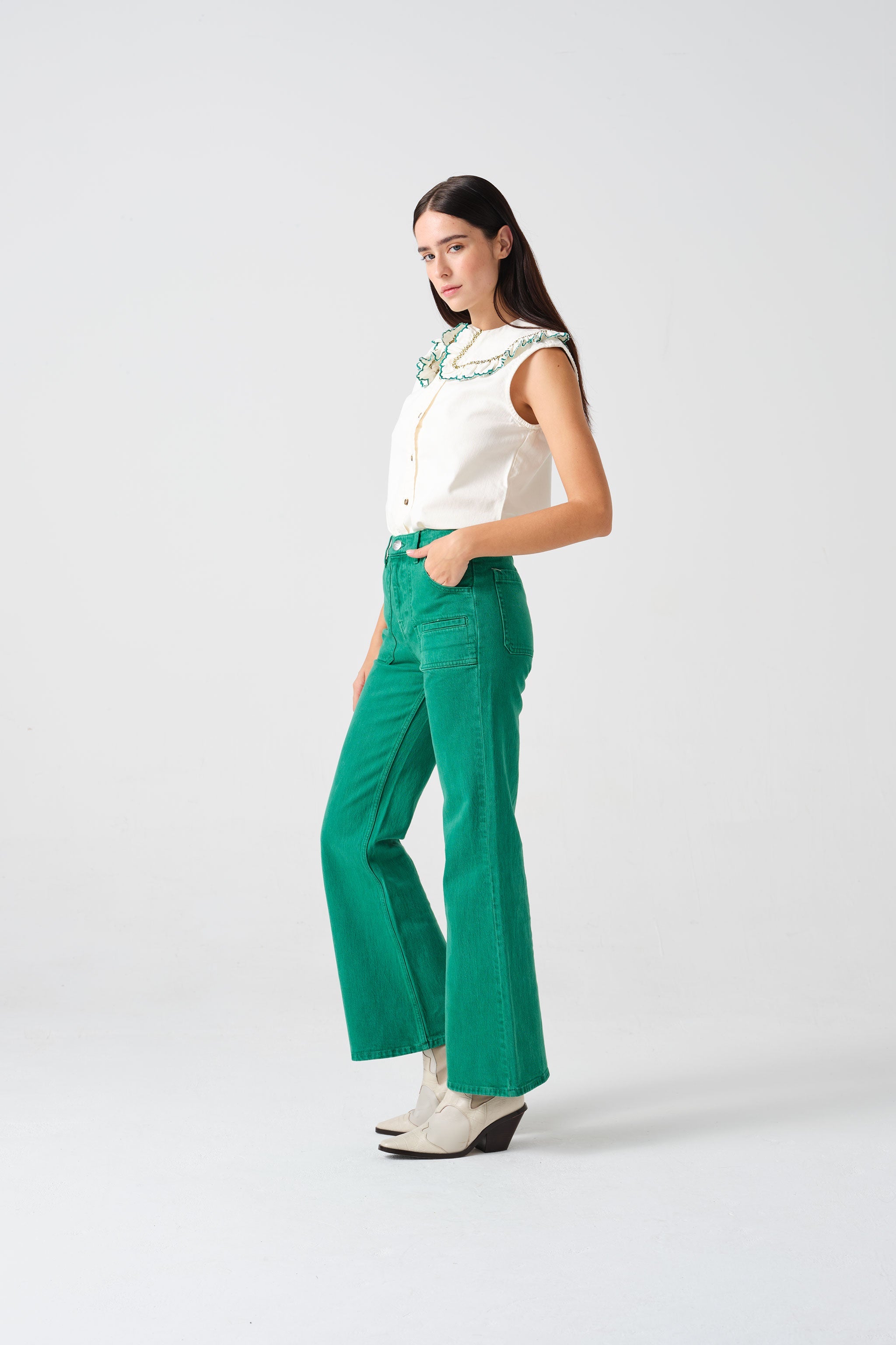 Queenie Jean in Jade Green