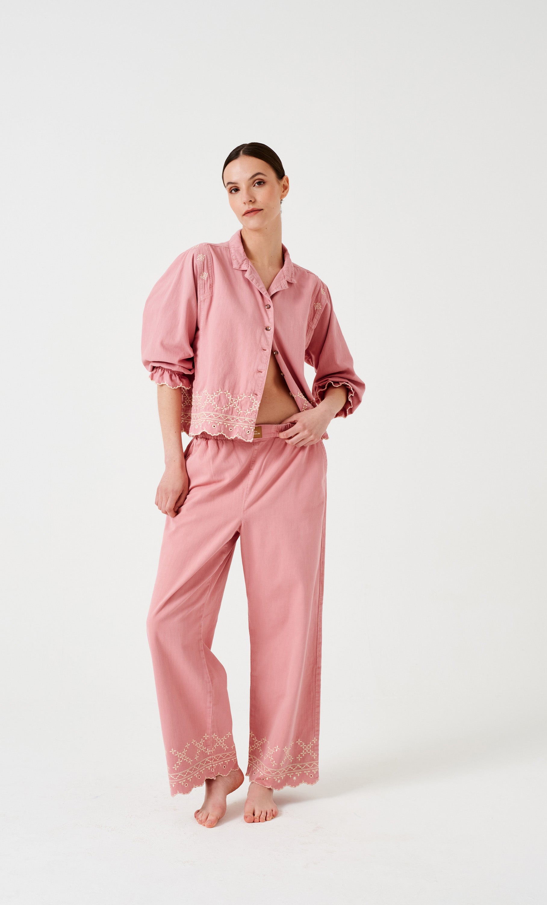 Sophie Shirt in Powder Pink - seventy + mochi