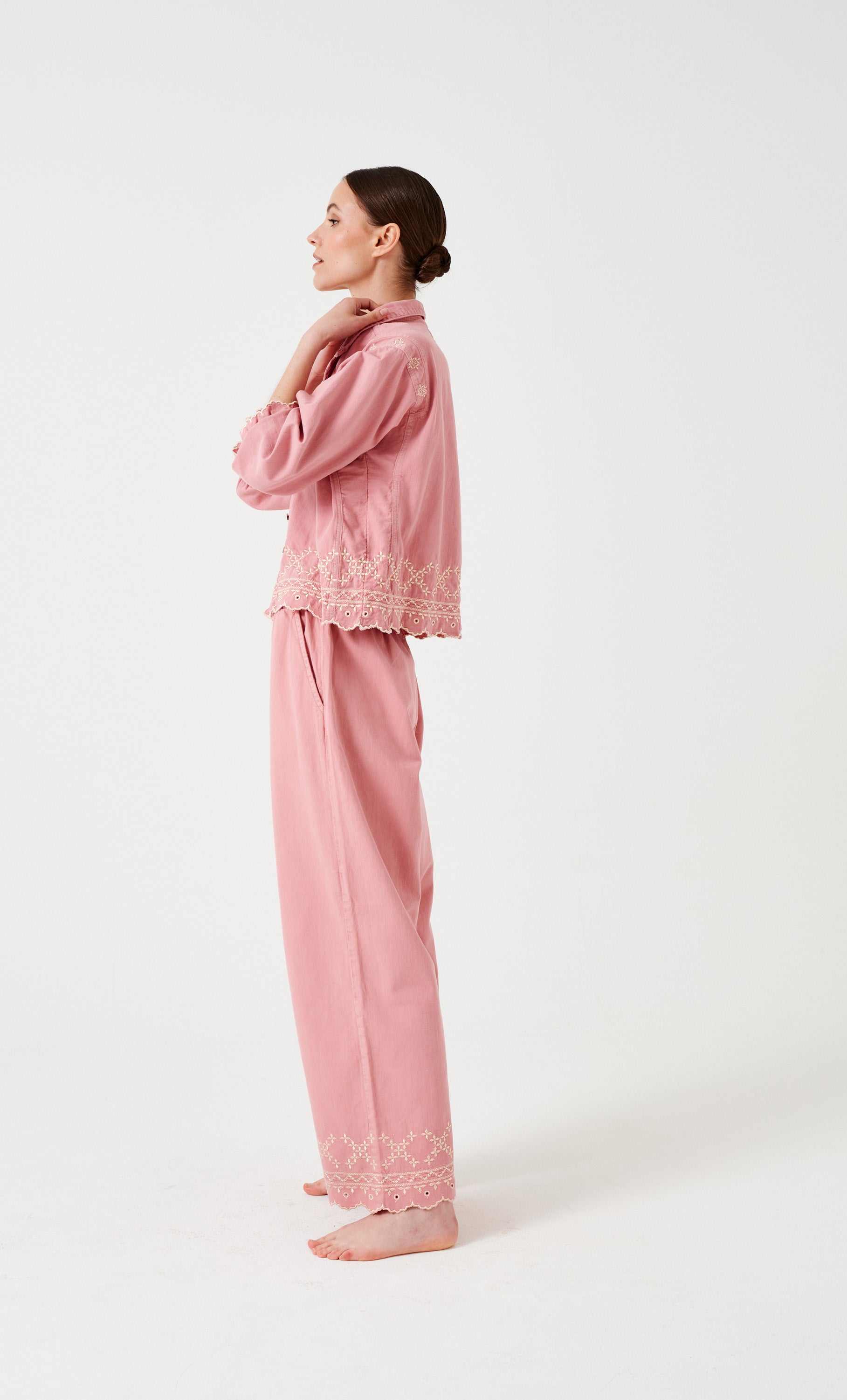 Sophie Pant in Powder Pink - seventy + mochi