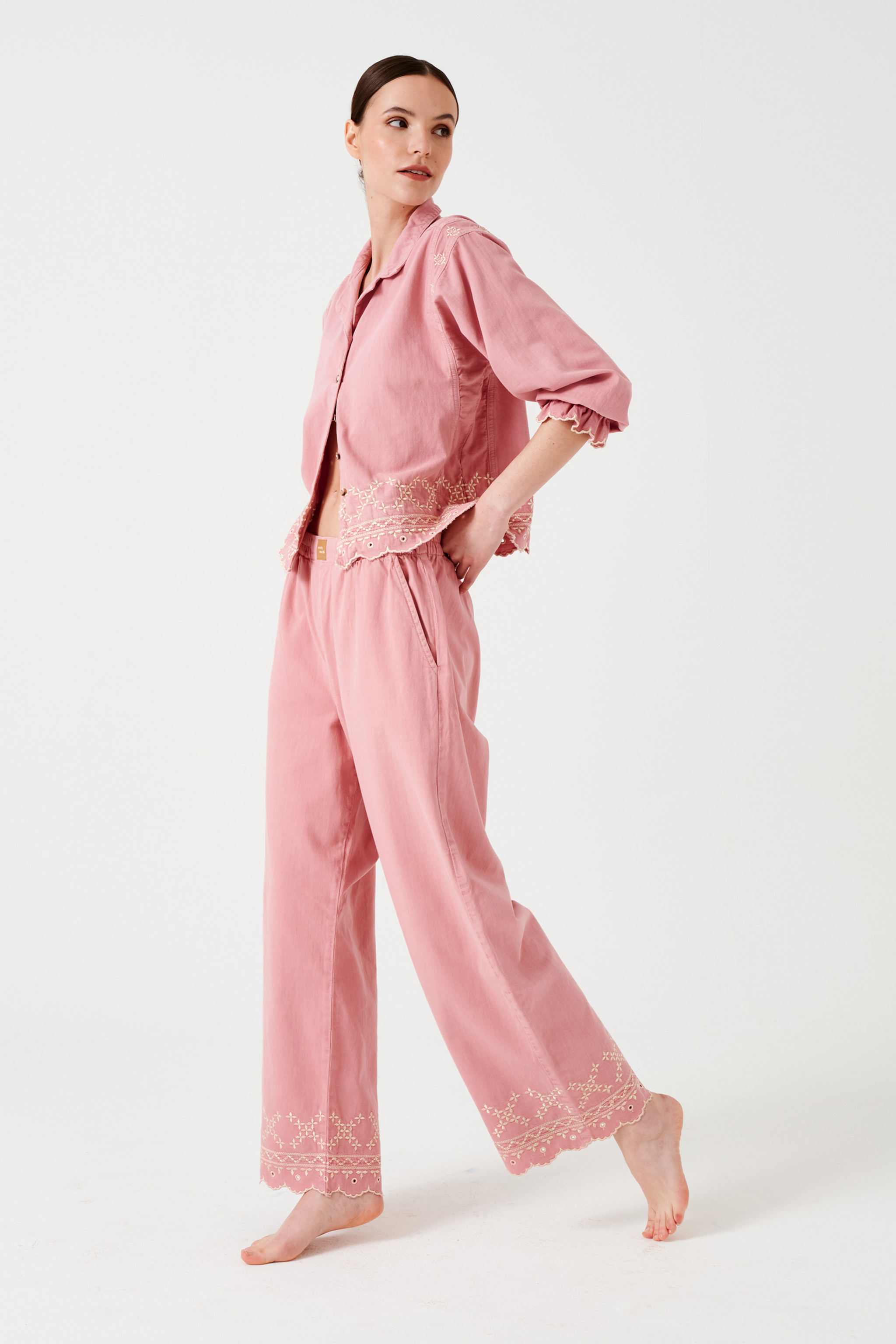 Sophie Pant in Powder Pink - seventy + mochi