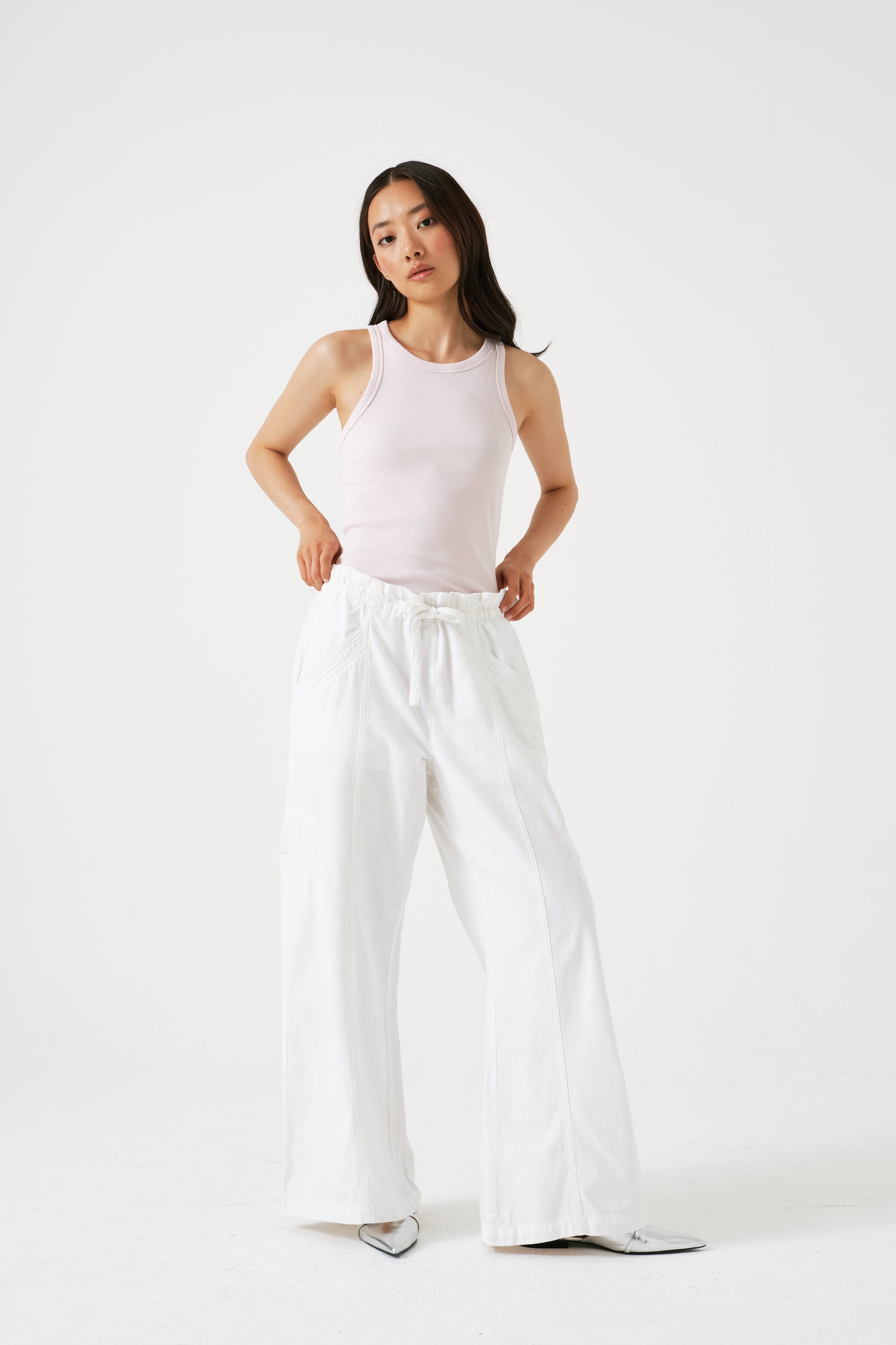 Juno Pant in White