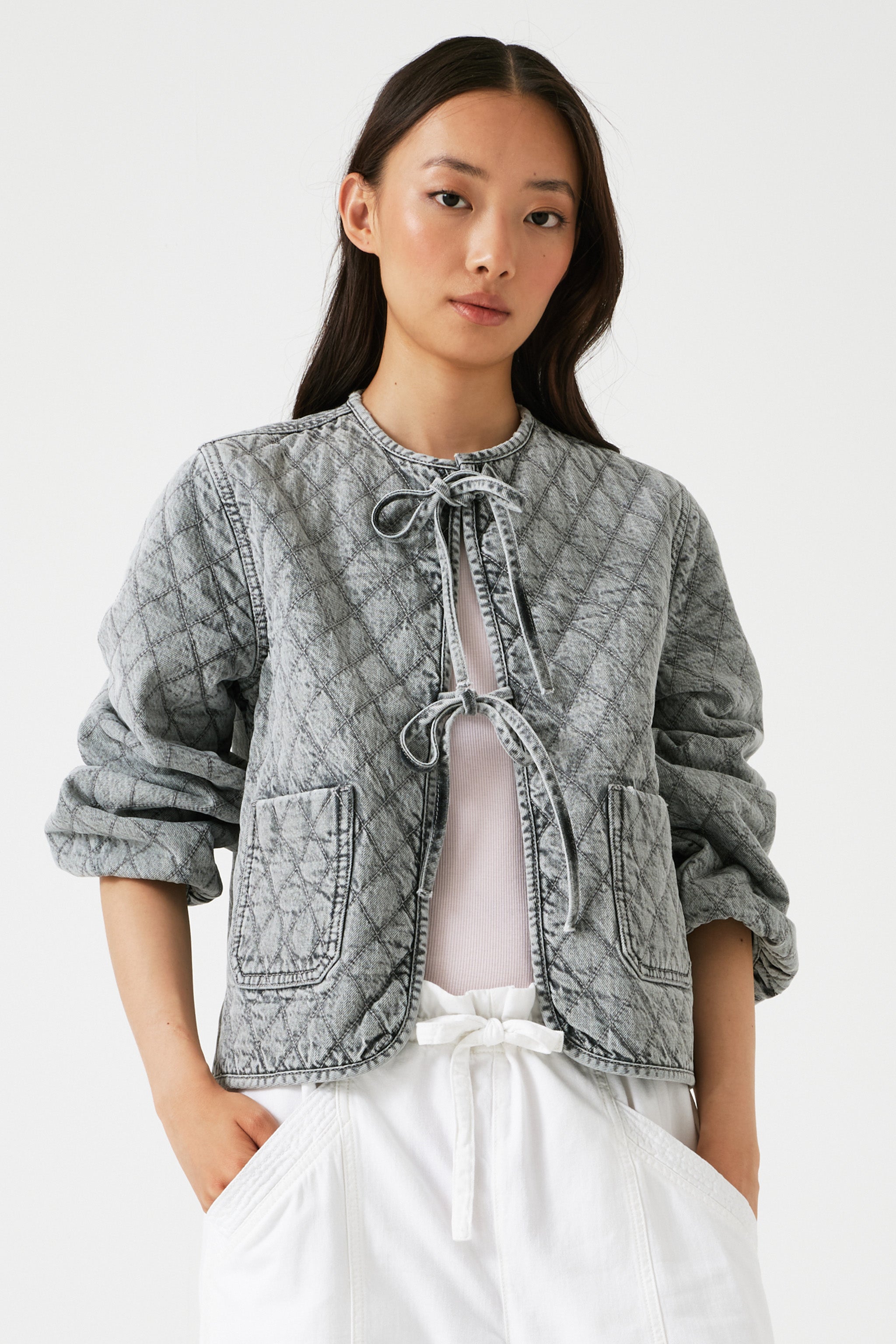 Aria Jacket in Silver Lining