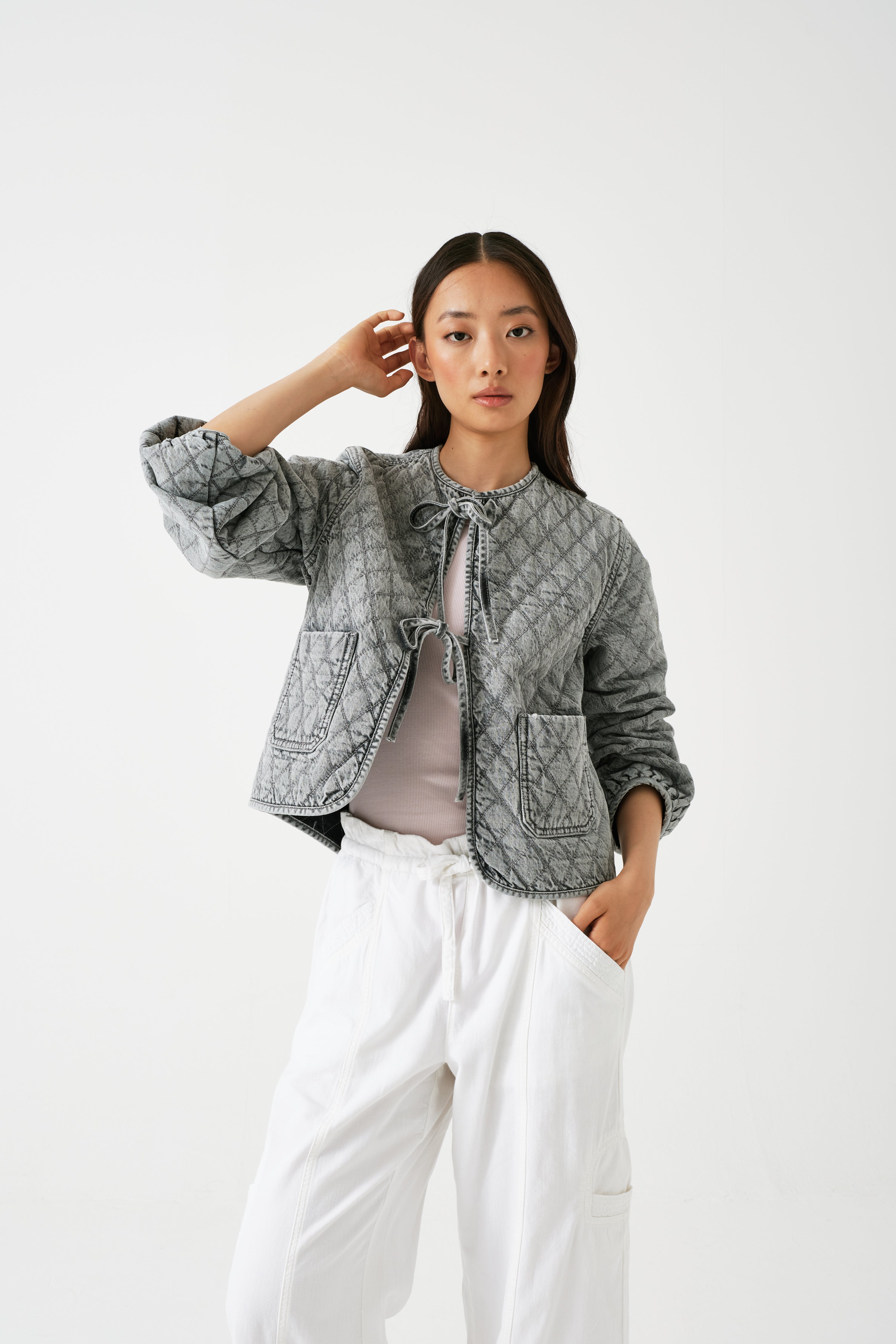 Aria Jacket in Silver Lining