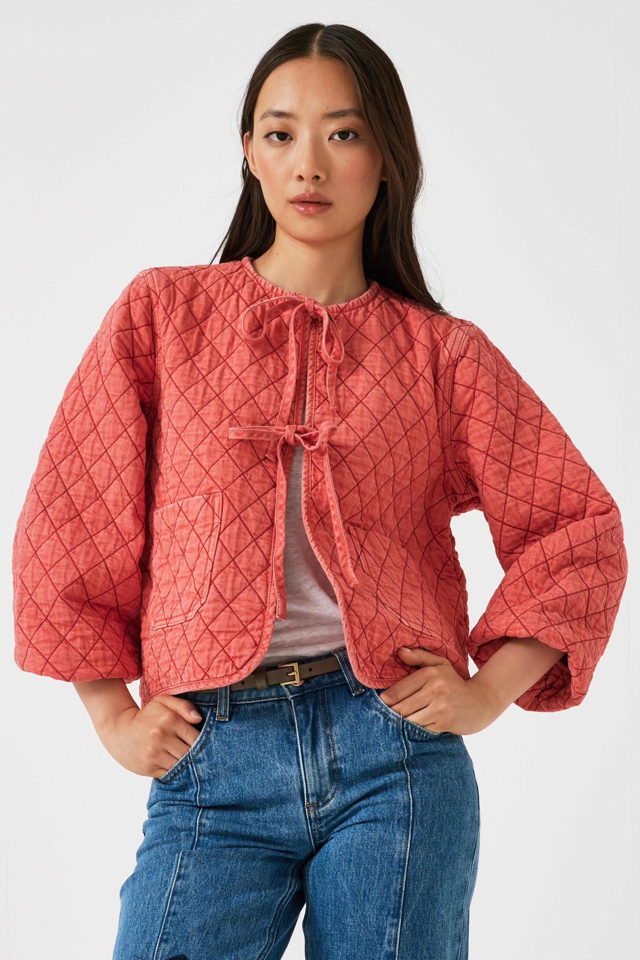 Aria Jacket in Mineral Red