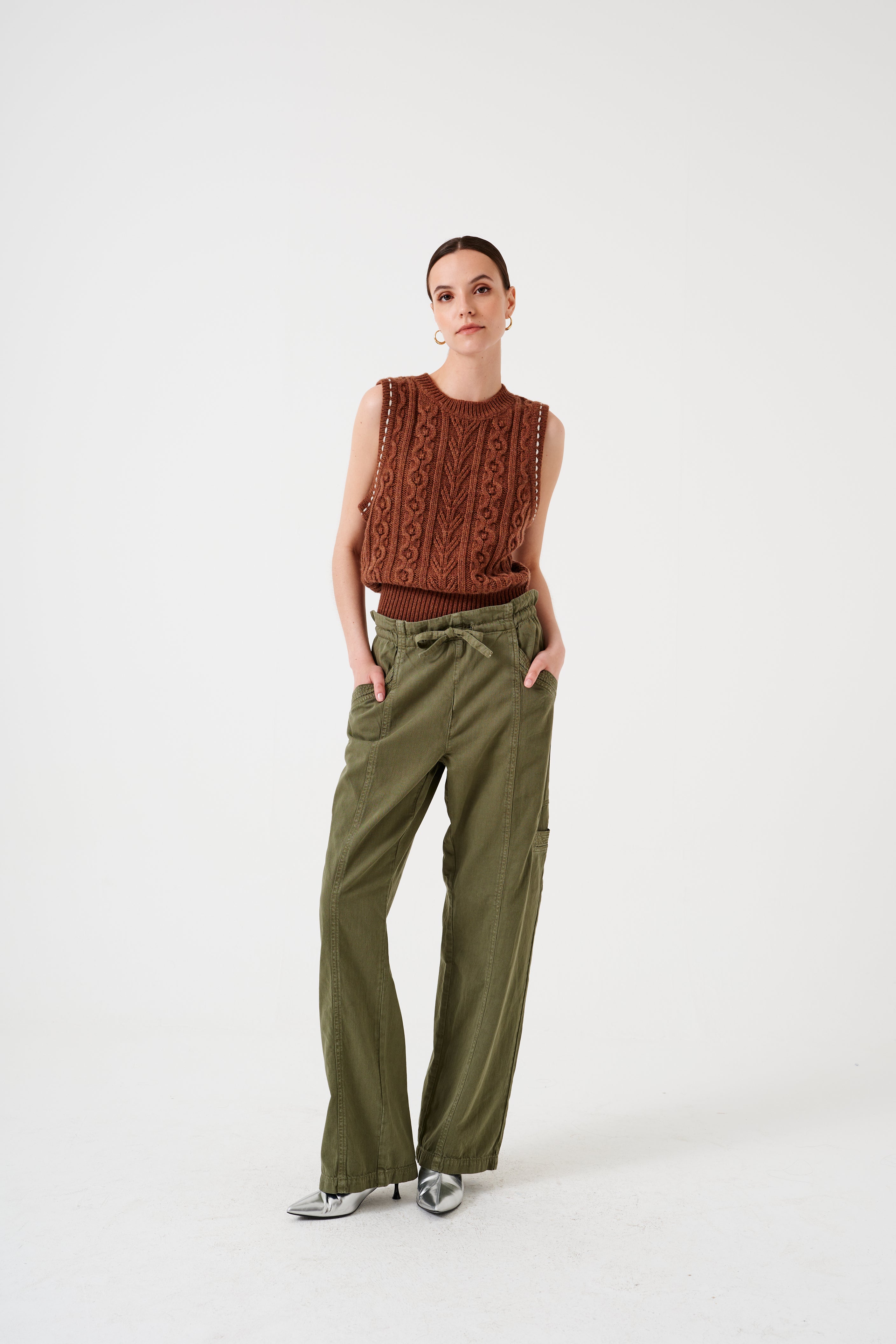 Juno Pant in Khaki