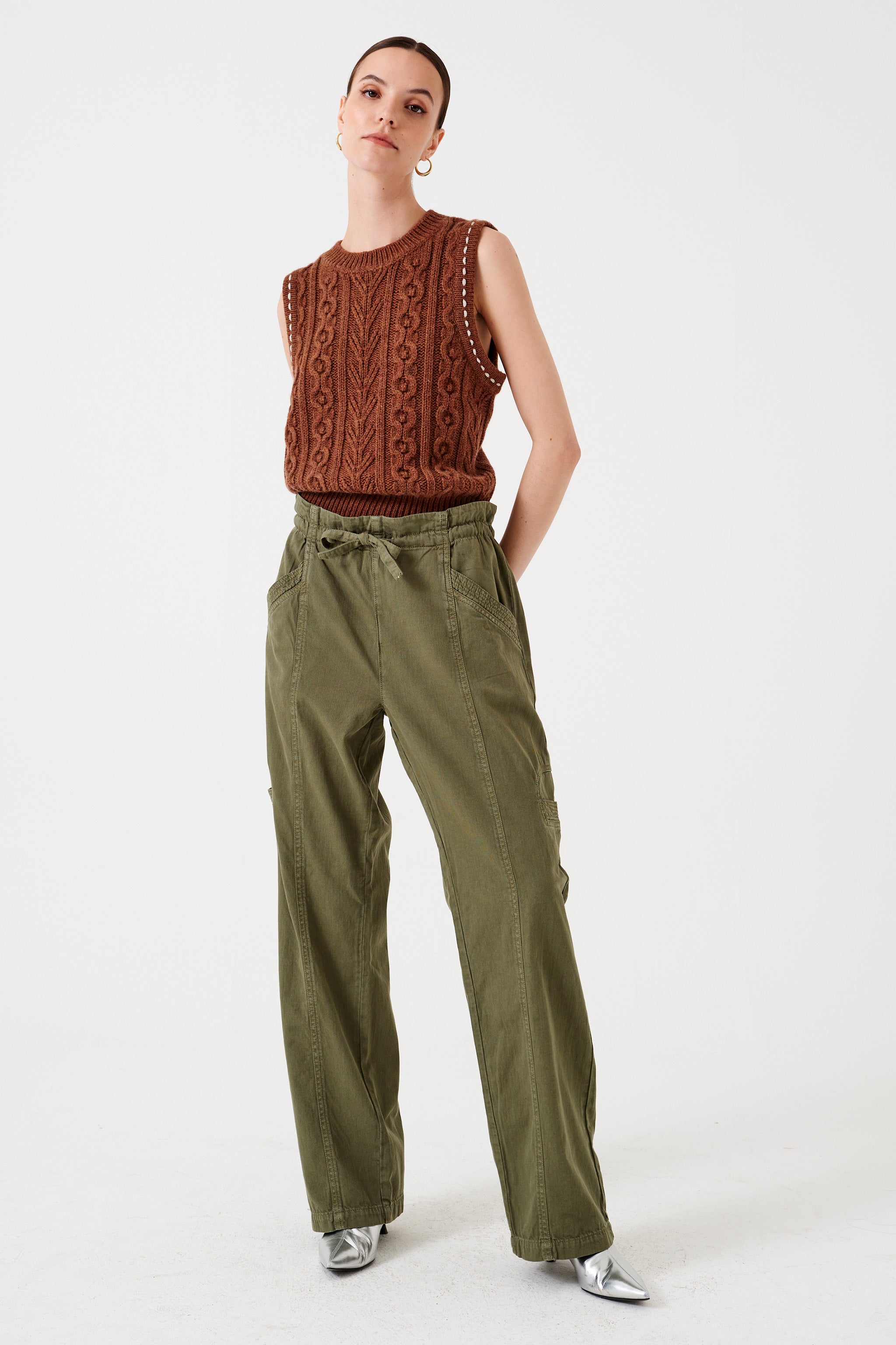 Juno Pant in Khaki