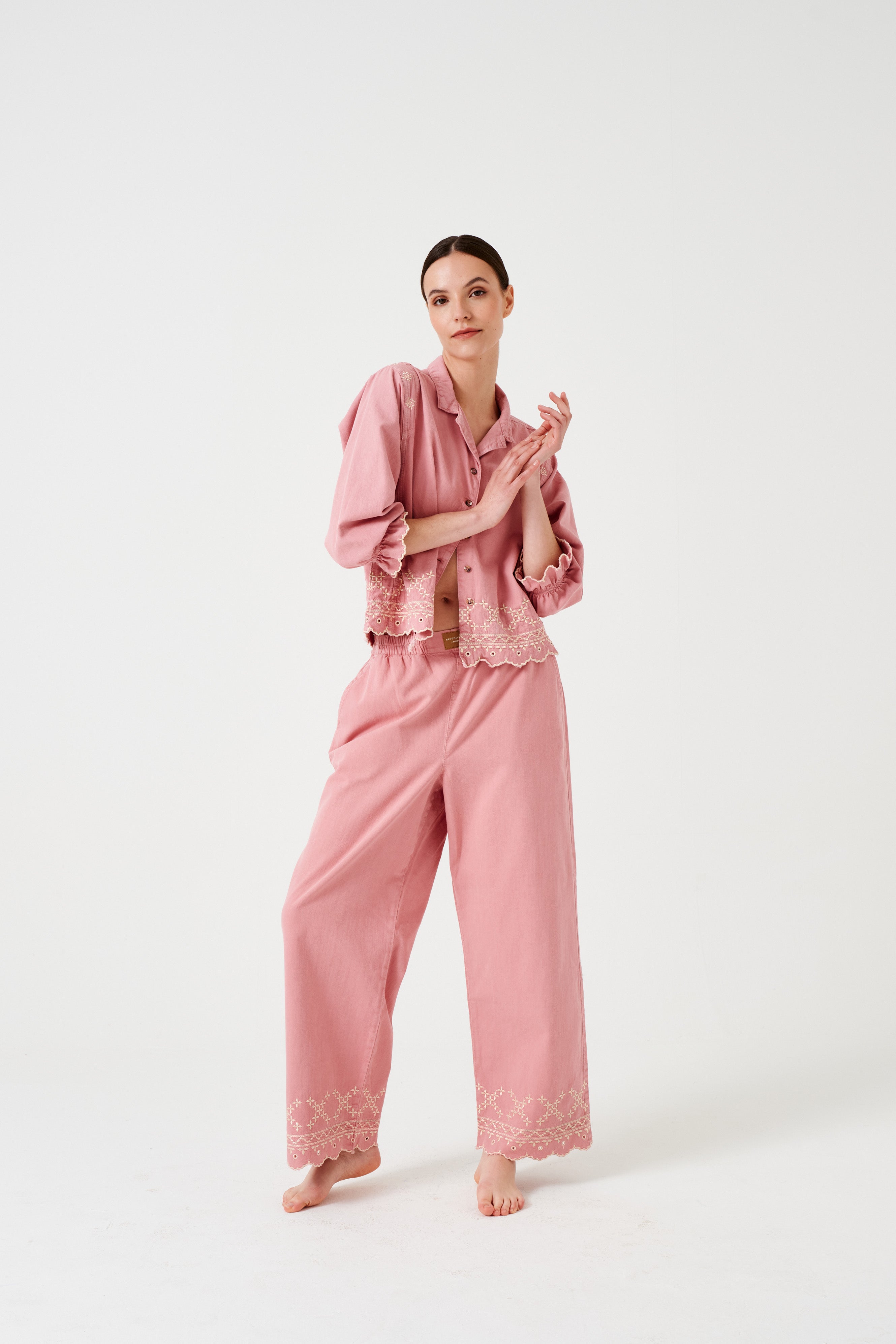 Sophie Shirt in Powder Pink - seventy + mochi