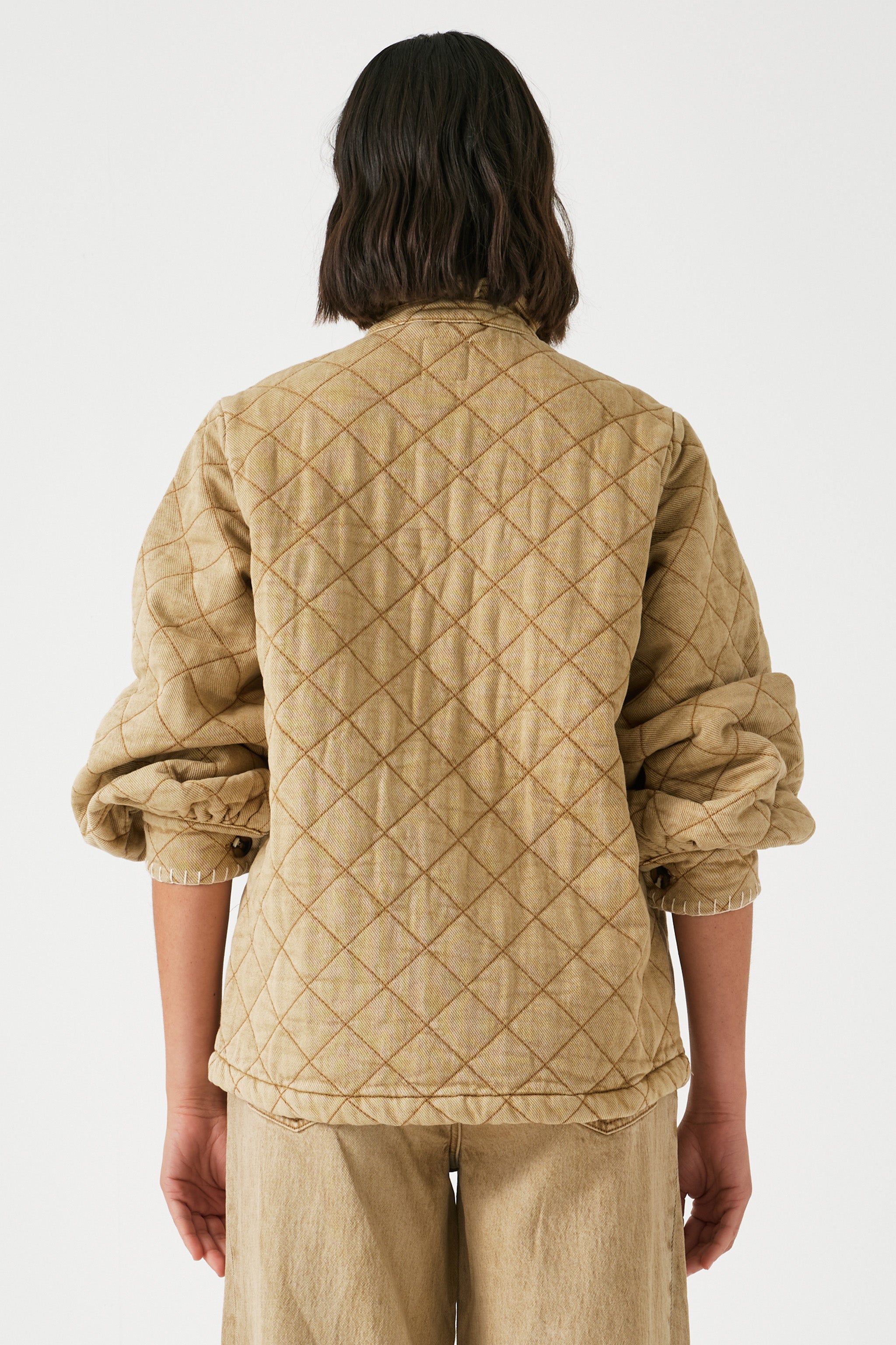 Quilted Pablo Jacket in Desert Sand