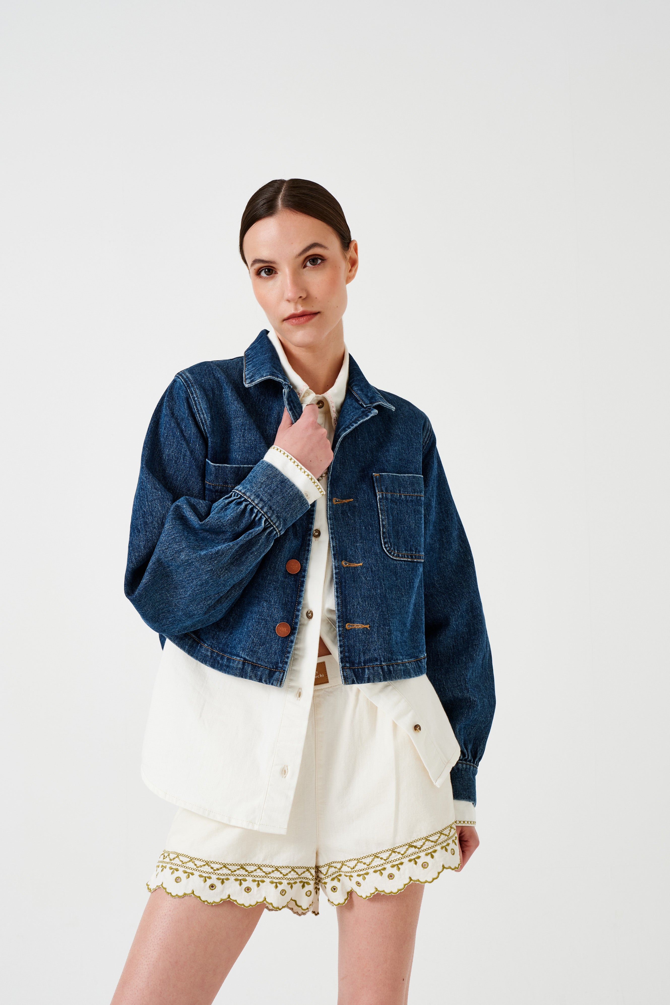 Cropped vintage jacket best sale