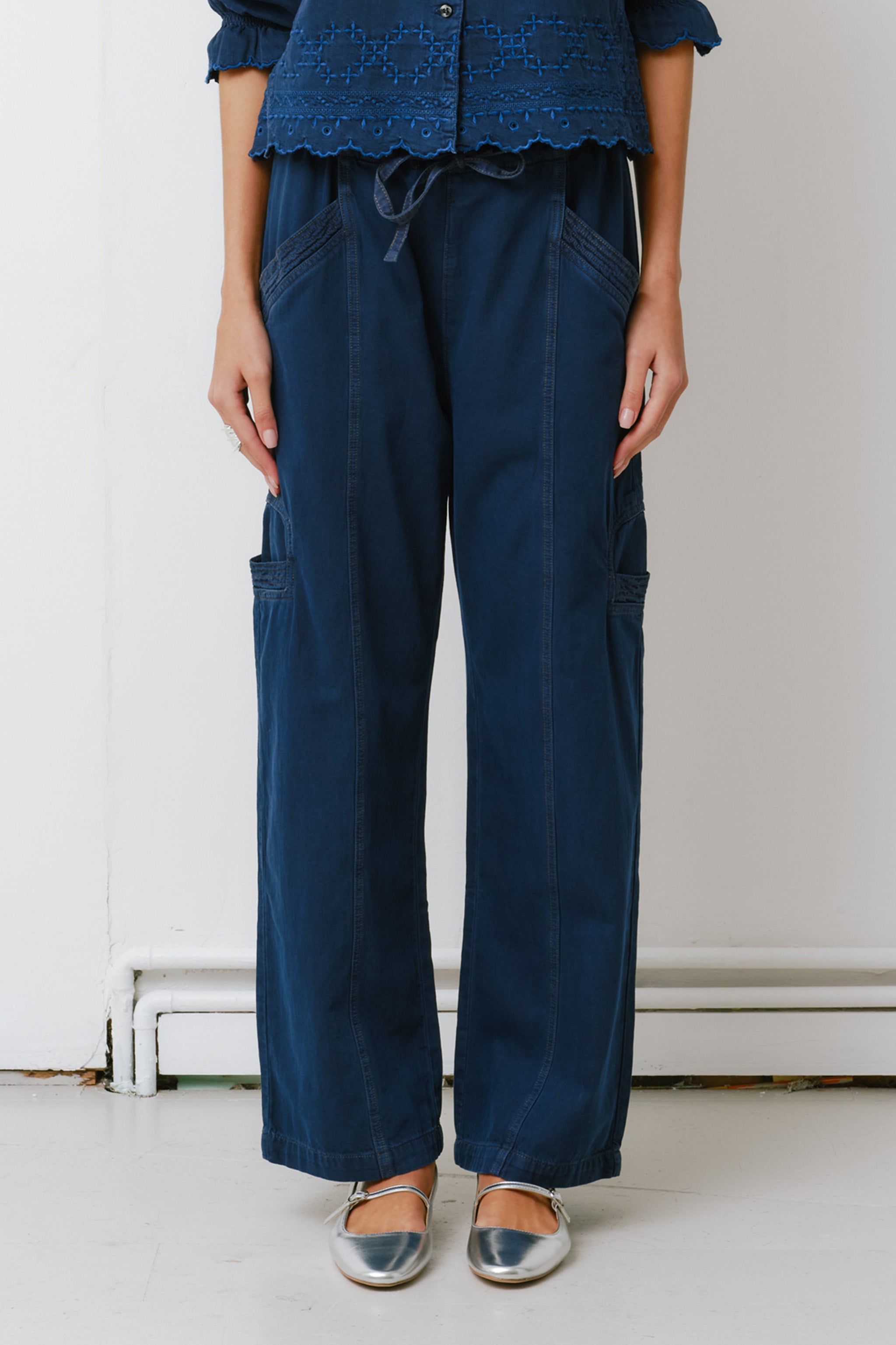 Juno Pant in Twilight Blue