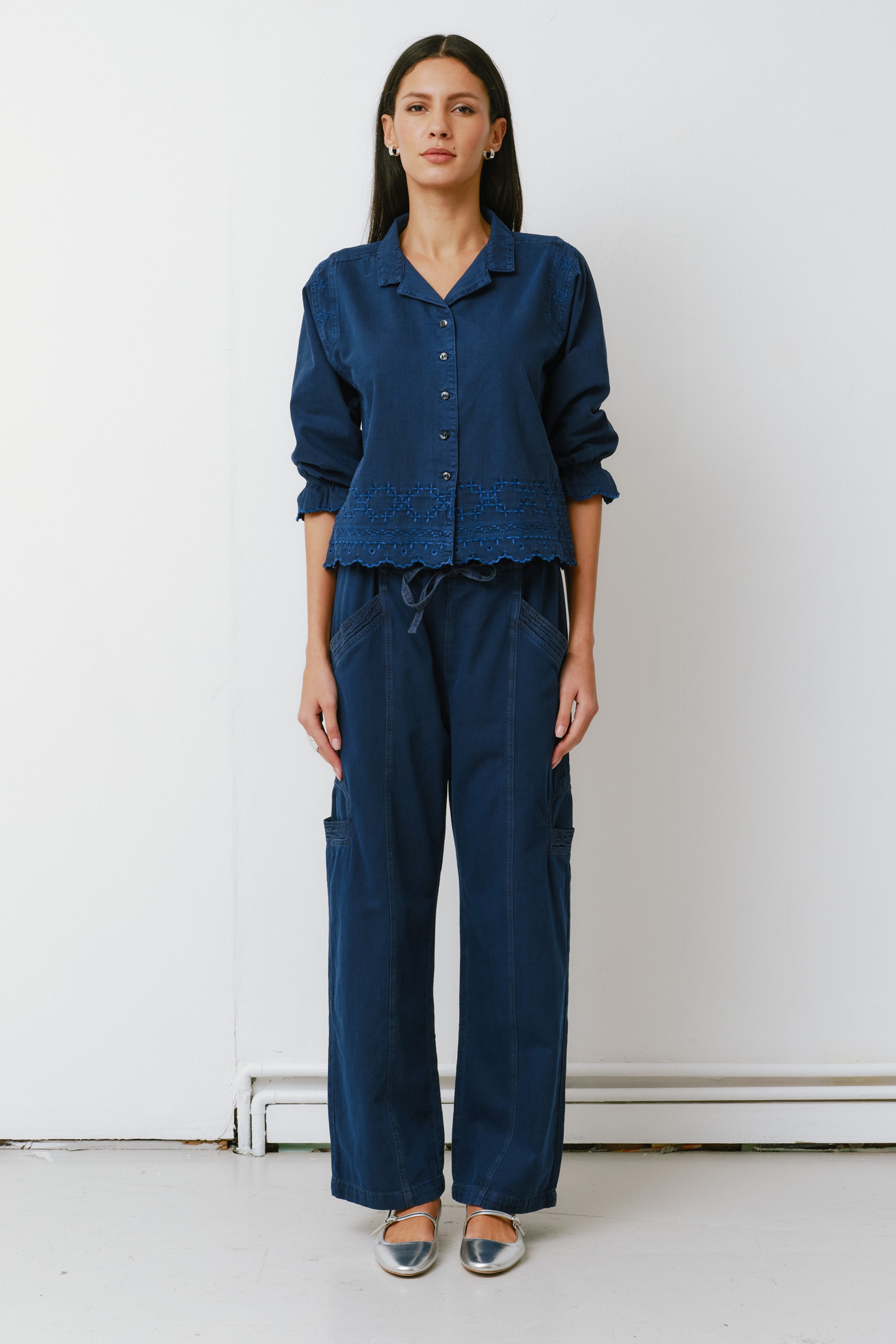 Juno Pant in Twilight Blue