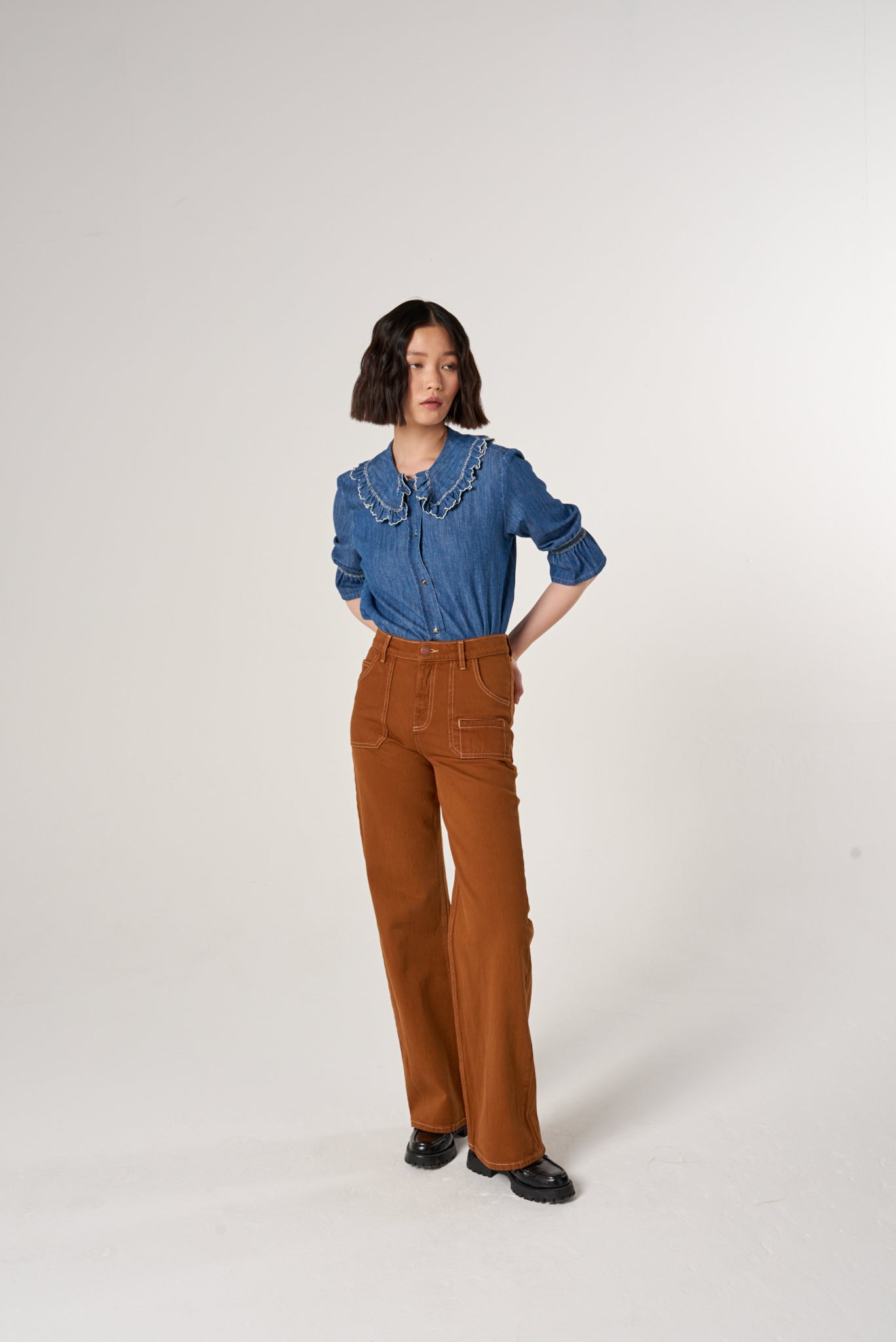 Queenie Jean in Dark Caramel - seventy + mochi