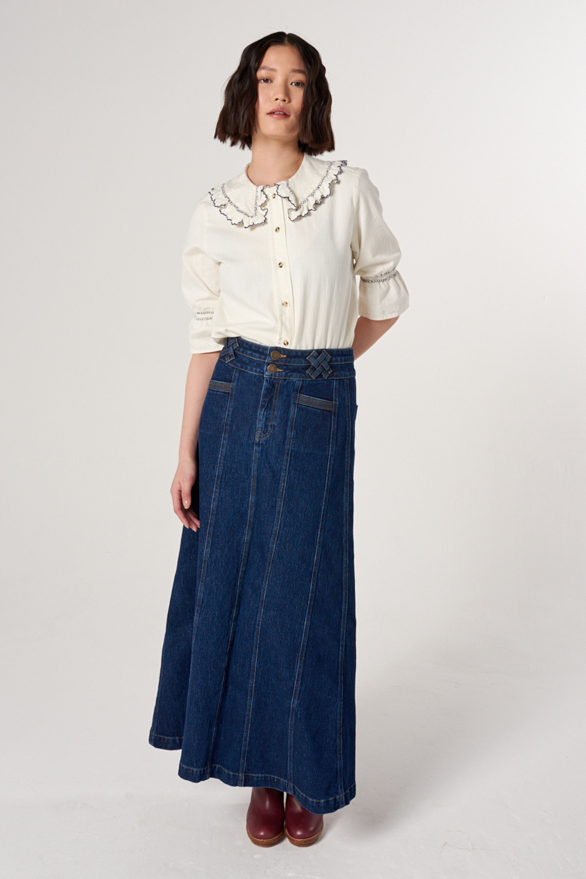 Willow Midi Skirt in Americana