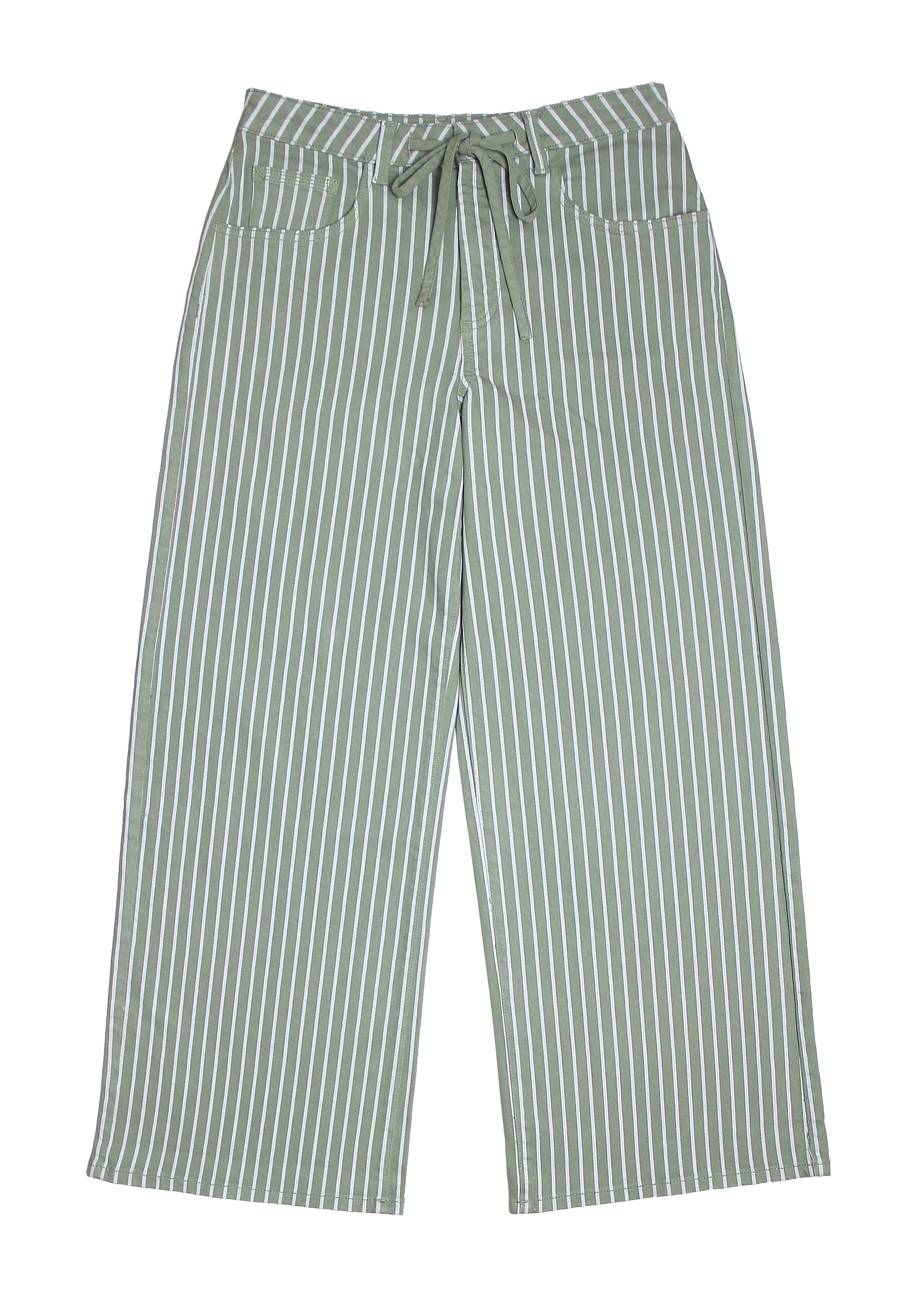 Blake Jean in Vintage Moss Wide Stripe