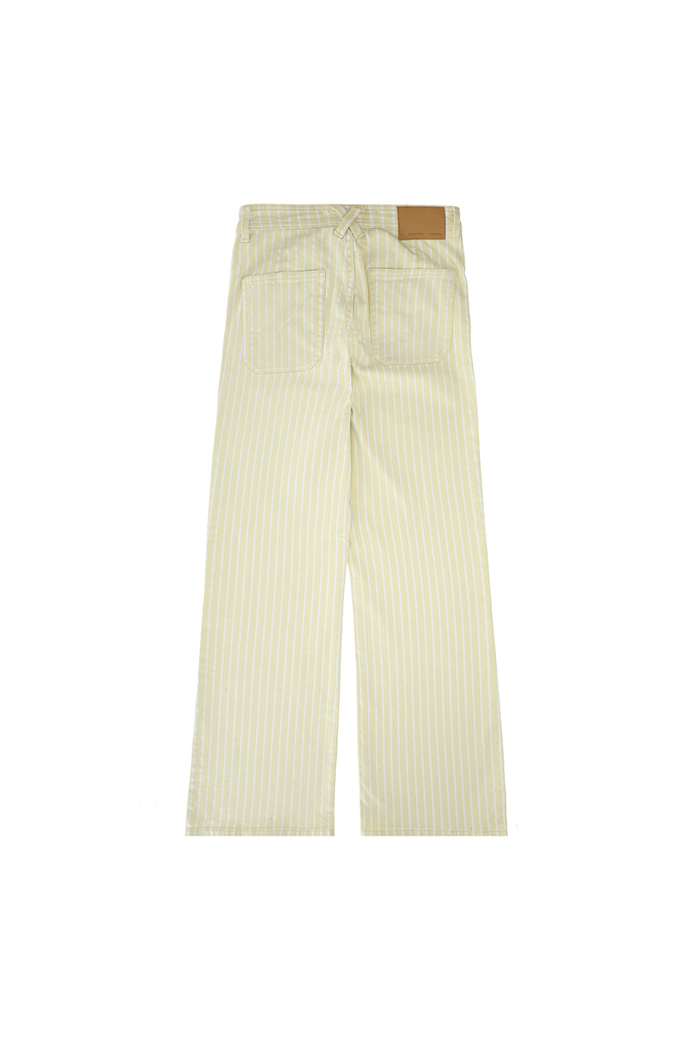 Mabel Jean in Buttermilk Wide Stripe