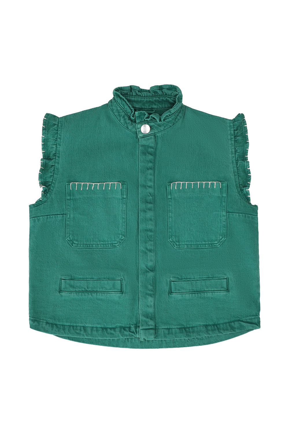 Pablo Waistcoat in Jade Green