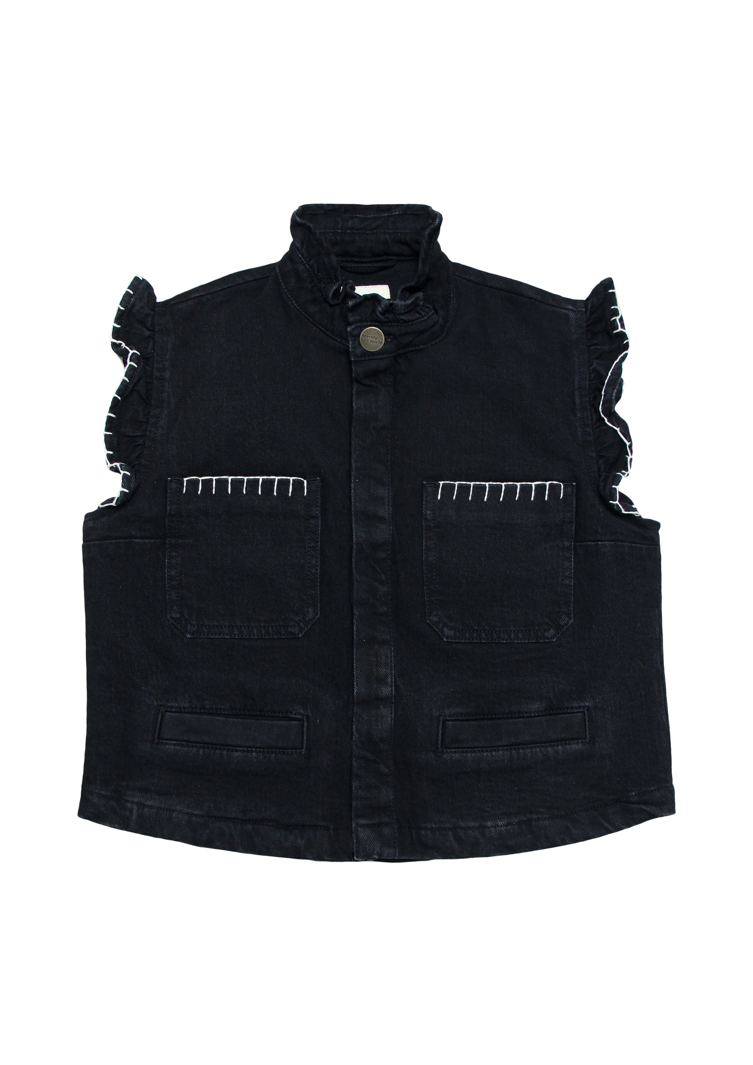 Pablo Waistcoat in Vintage Black