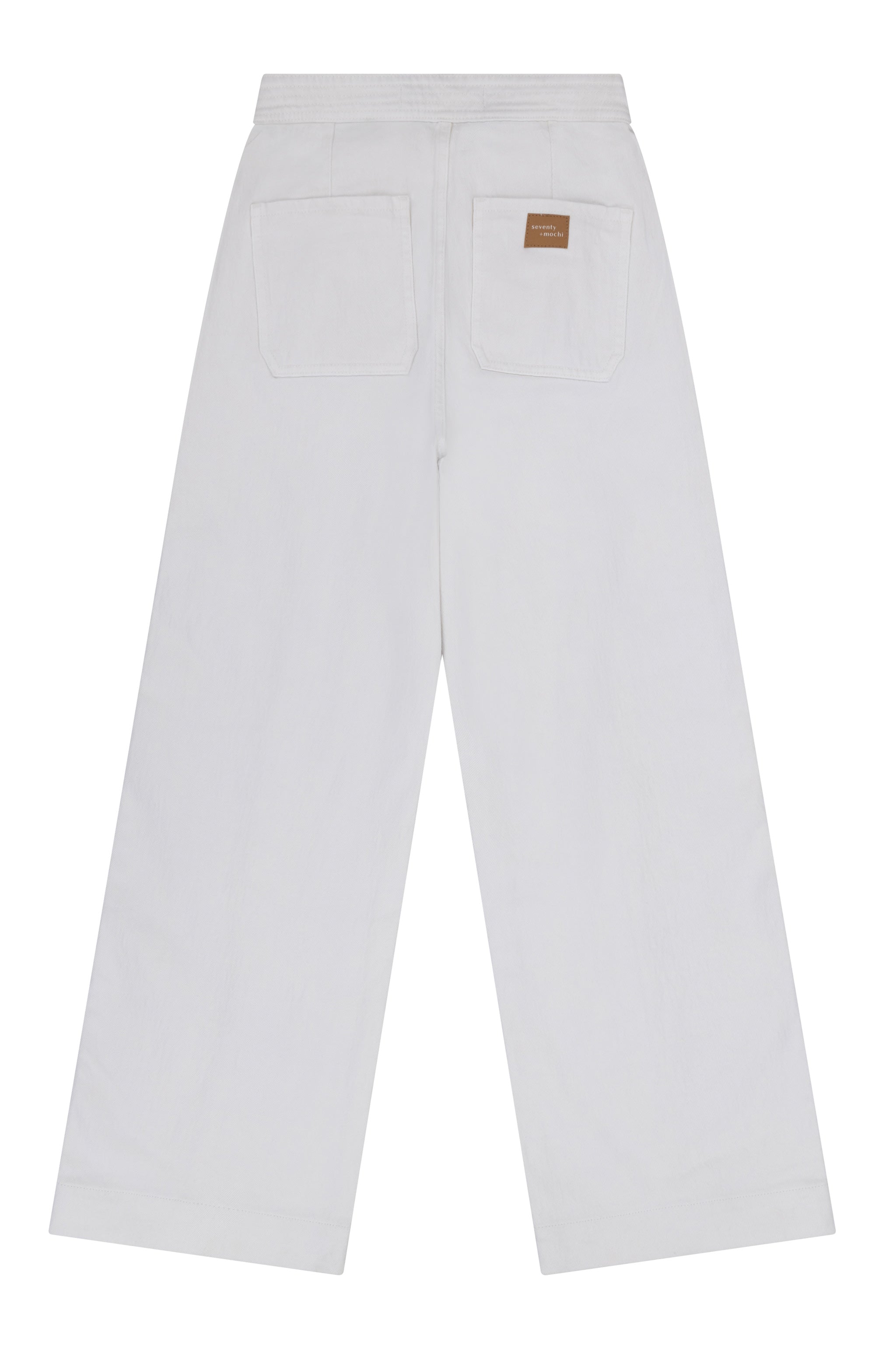 Marie Sailor Jean in White Denim - seventy + mochi